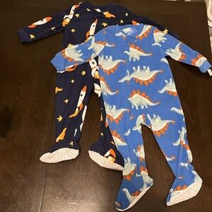 Carter’s-Just One You-18mo fleece pajamas, set of 2